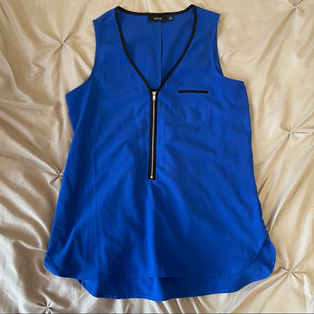 Blue tank top